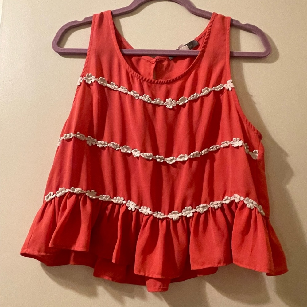 Flower crop top